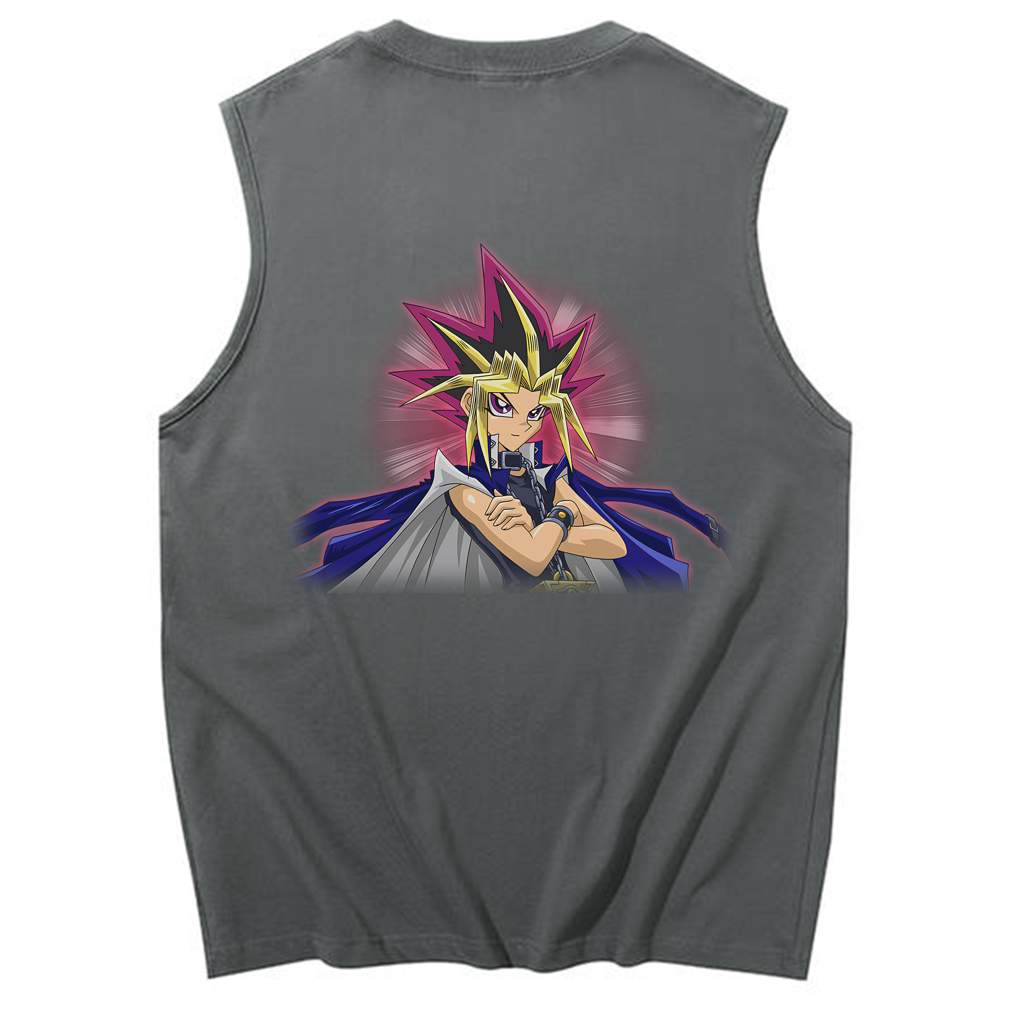 （画像用） 遊☆戯☆王 Yu-Gi-Oh! コットン100％タンクトップ（背面プリント）